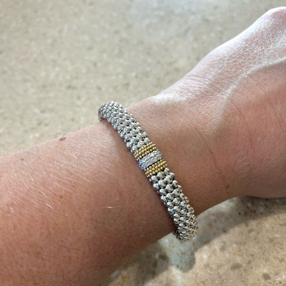 LAGOS Caviar Diamond Station Bracelet